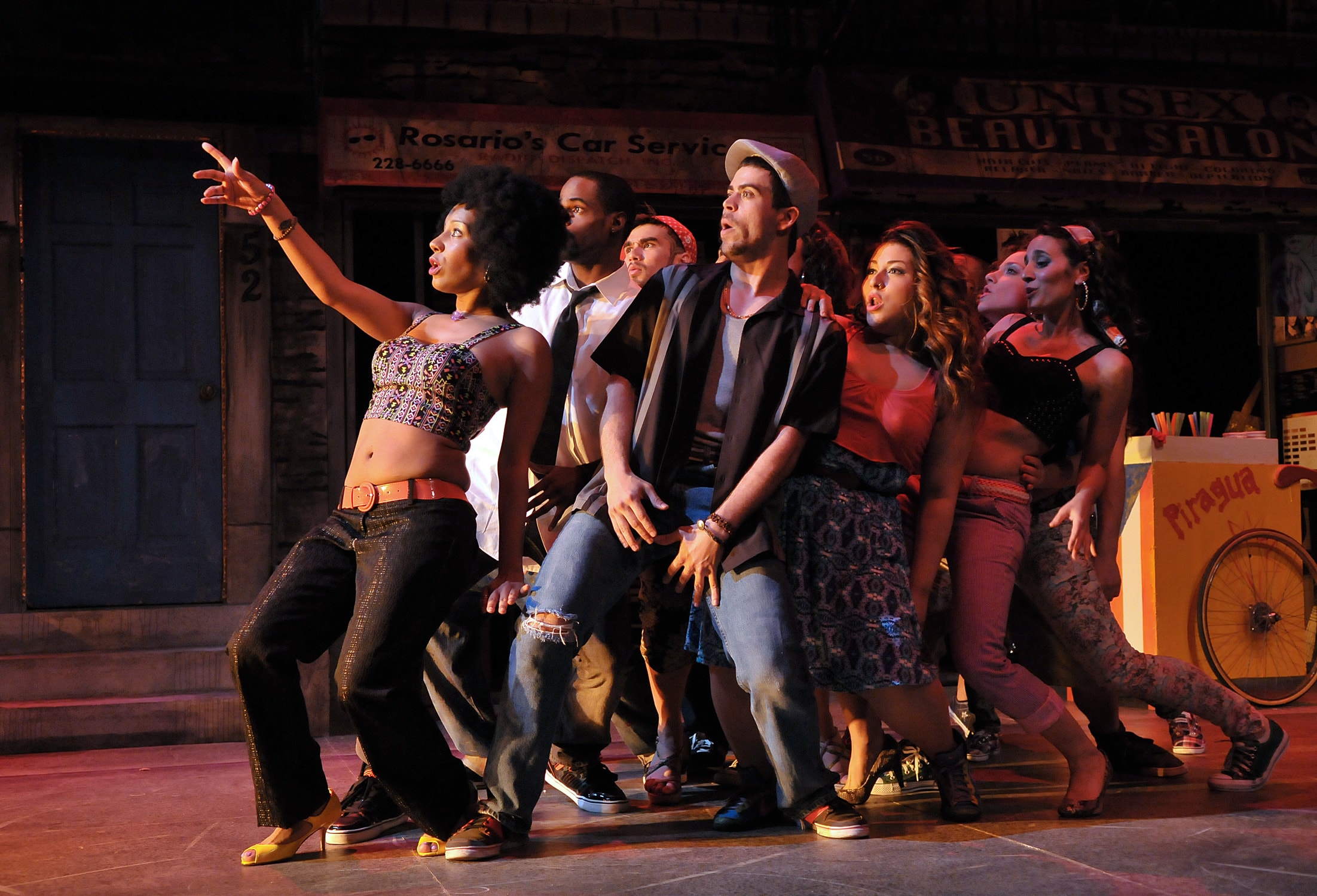 In the Heights — ensemble scene, SpeakEasy Stage Company 2012